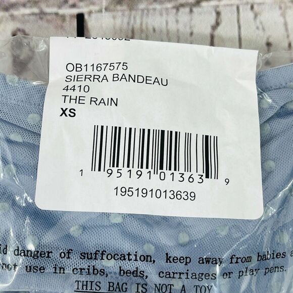 Free People Intimately Bandeau Bra X-Small Sierra Convertible Stretch Light Blue - Picture 11 of 12